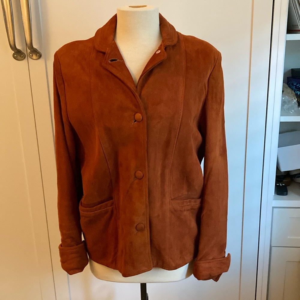 Super soft suede vintage jacket